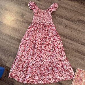 Growkrati Floral Cotton Maxi Dress